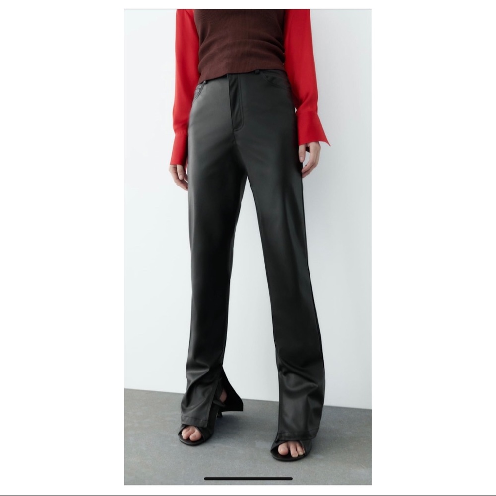 Black Leather Pants